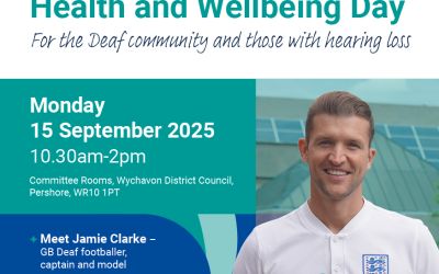 England international joins health and well-being event for Deaf 
